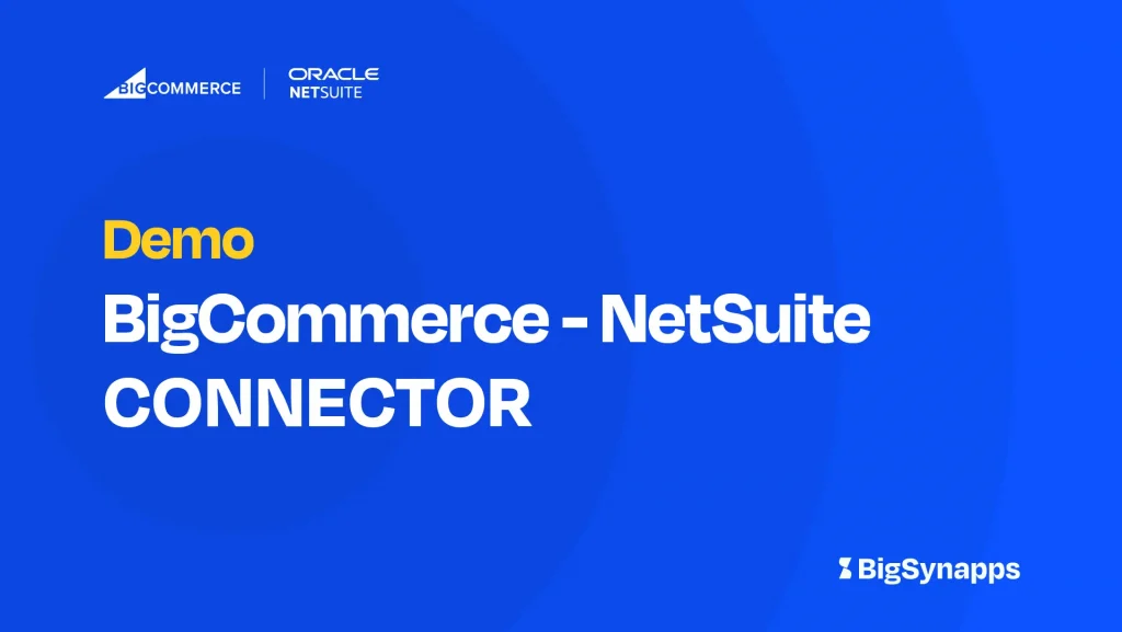 BigCommerce-NetSuite-connector